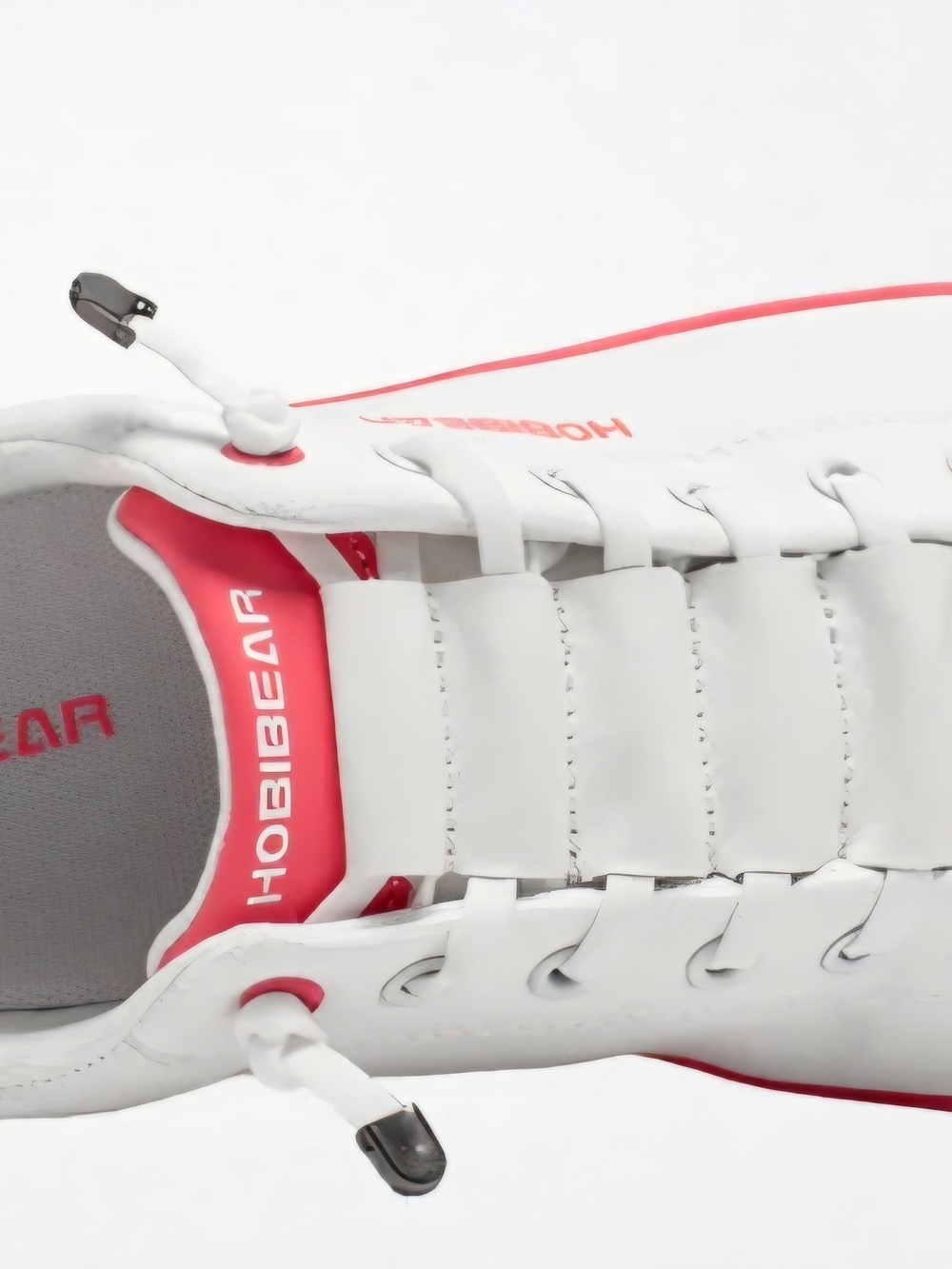 Hobibear Women’s White and Red Athletic Sneaker
